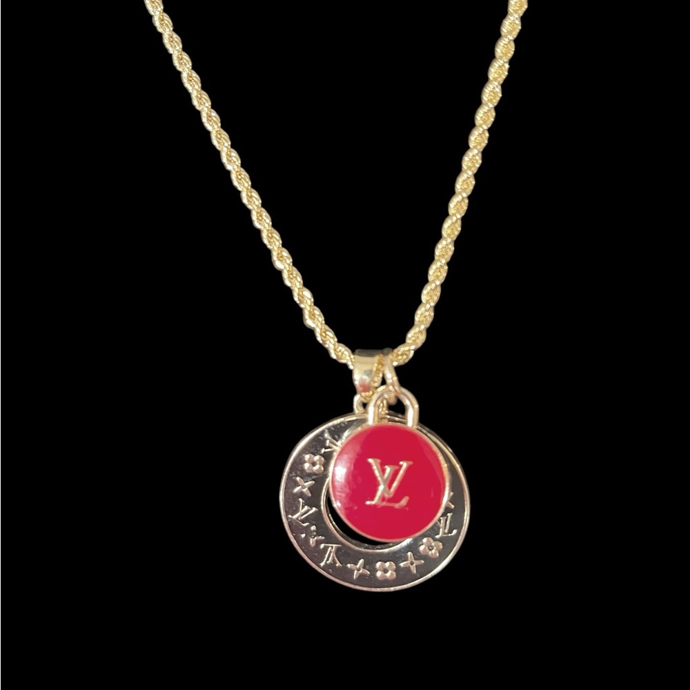 Authentic Louis Vuitton Two Charm Necklace